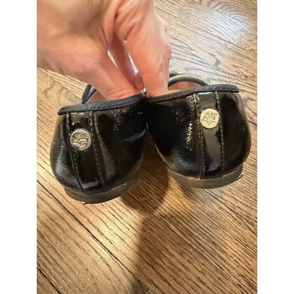Nina Kendalla Ballet Flat Black Patent Leather Girls Sz 2 $50